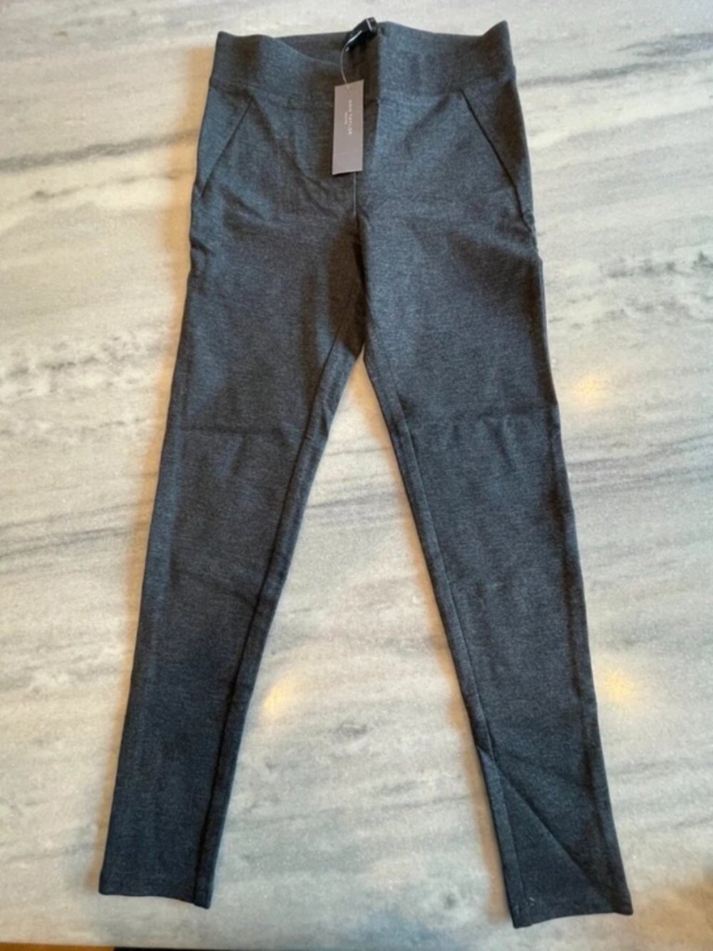 Ann Taylor Women’s Gray Seamed Ponte Leggings XSP NWT